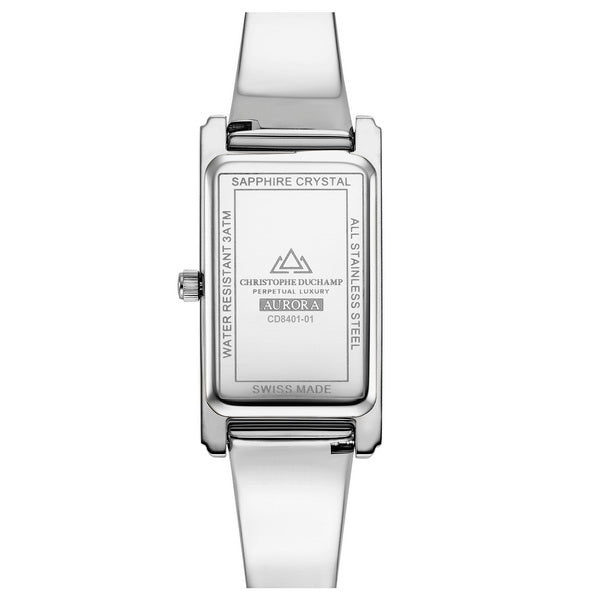 Aurora - White Dial & 316L Stainless Steel Strap