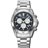 Stratos - Black Dial & 316L Stainless Steel & FKM Rubber Strap