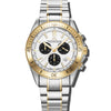 Stratos - White Dial & 316L Stainless Steel & FKM Rubber Strap