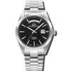 Audace  - Black Dial with Silver Stainless Steel Strap