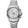 Grand Mont - Silver Dial with Silver Bezel and Silver Stainless Steel Strap