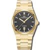 Attitude Auto - Black Dial with Gold Case and Gold Stainless Steel Strap