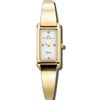 Aurora - White Dial with Gold Stainless Steel Strap
