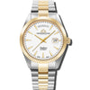 Audace  - White Dial with Gold & Silver Stainless Steel Strap
