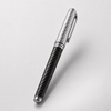 Christophe Duchamp Black & Silver Stainless Steel Ballpoint Pen