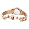 Lugano - Silver Dial with Rose Gold Stainless Steel Strap