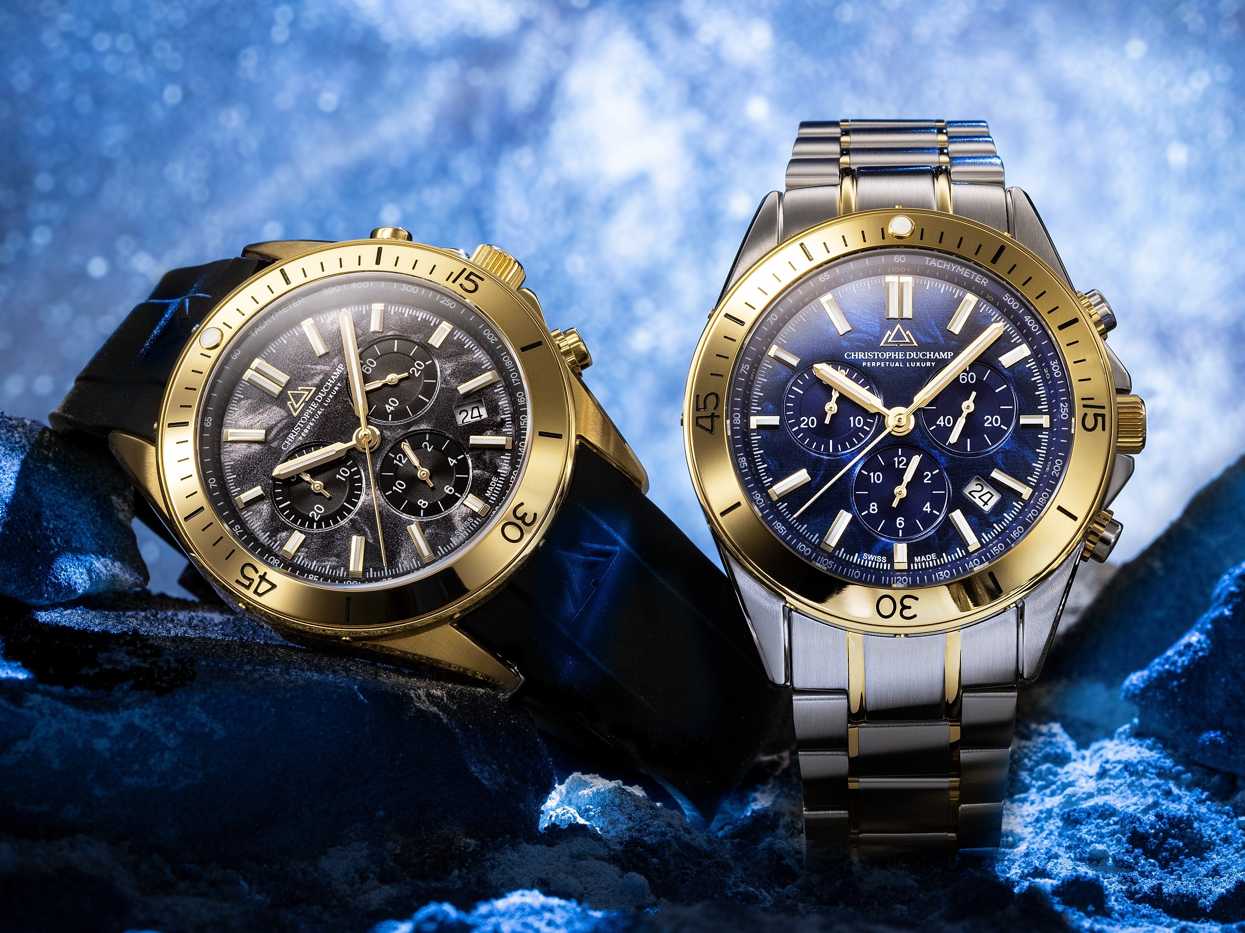 Audace - Blue Dial with Silver Stainless Steel Strap – Christophe